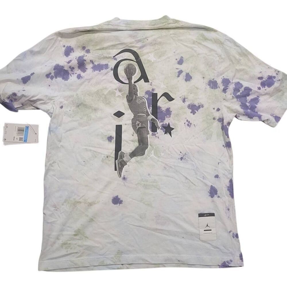 NWT Nike T-Shirt Men's Medium Tie Dye Jordan Sport DNA '85 Basketball